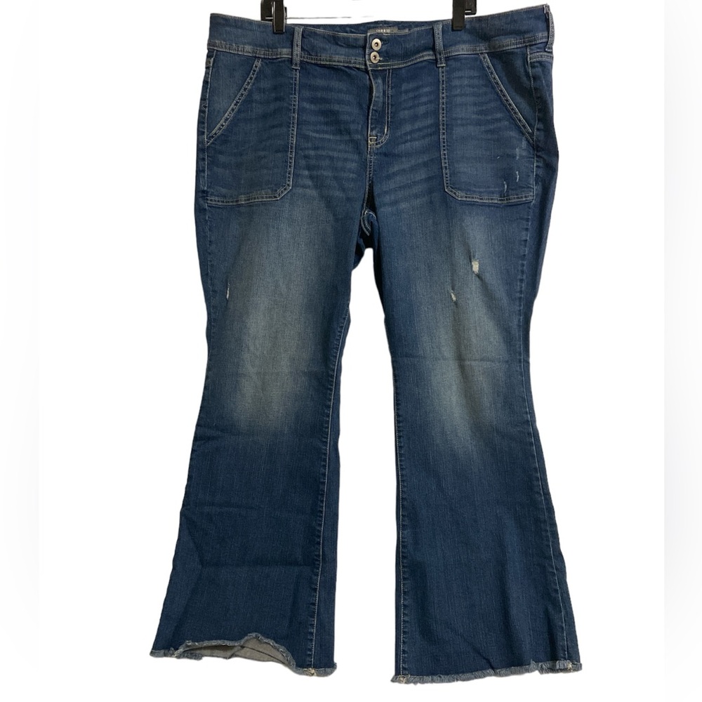 Torrid Mid-rise Flare Vintage Stretch Jeans 22R
